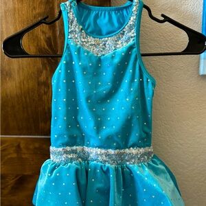 Weissman SC velvet sequin dance costume